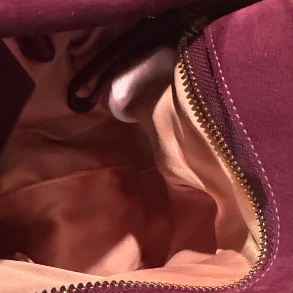 Coach Multicolor Suede Shoulder Bag - Picture 7 of 7